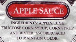 Apple Sauce Corn Syrup
